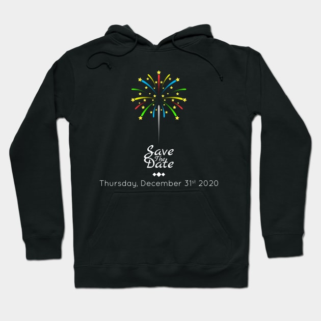 01 - Happy New Year Hoodie by SanTees